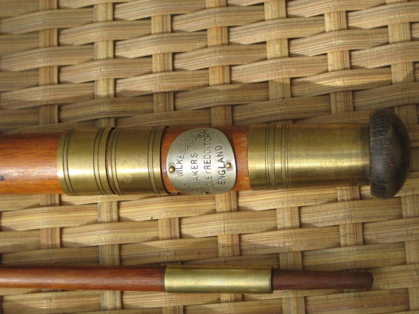 Antique wooden rod