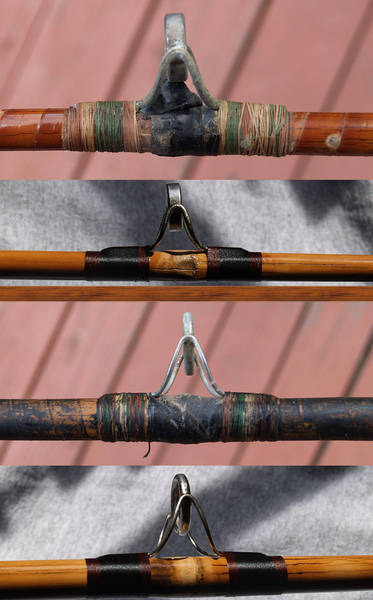 11' Calcutta Bamboo rod restored for display