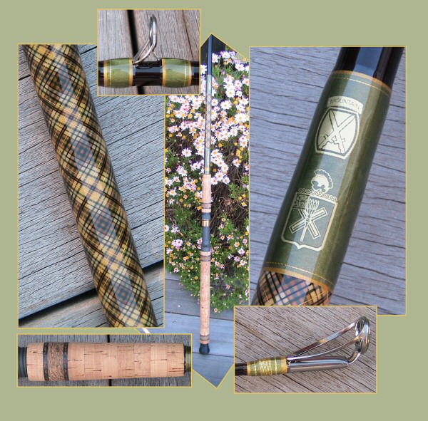 Green and Gold Tartan Collage