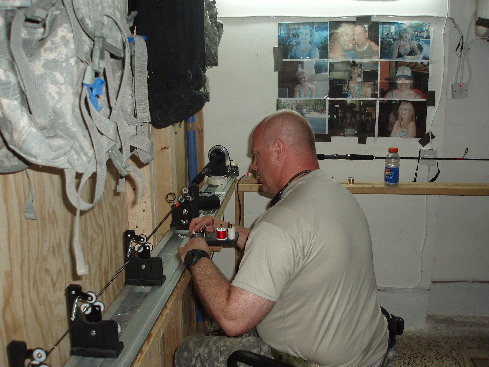 Rod building class in Iraq