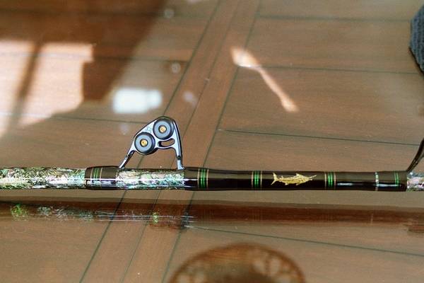 Second rod with Abalone, Winthrop guides and Marlin weave