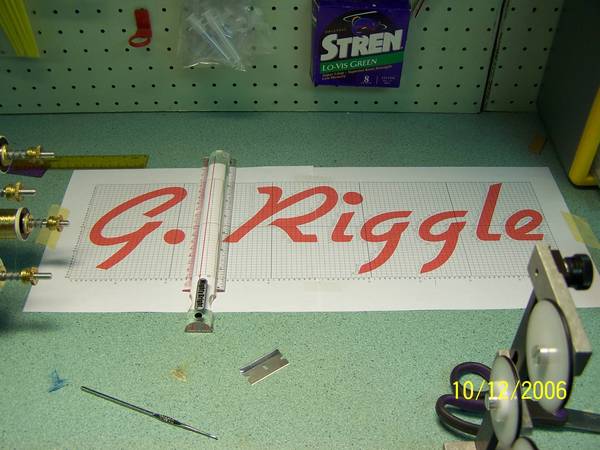 Pattern for G. Riggle