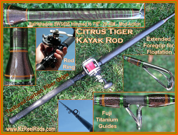Citrus Tiger Kayak Rod