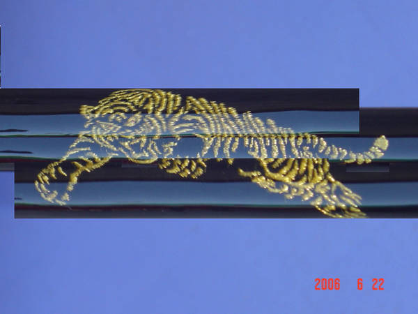 Finish rod (tiger weave