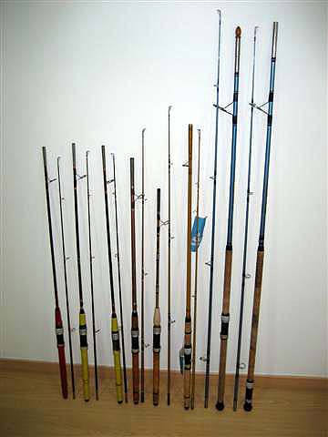 Abu Rods with movable reel seats