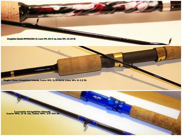 A few rods! In the begining of my new found fun!
