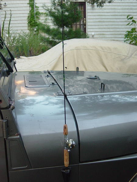 Jeep Antenna Fishing Rod