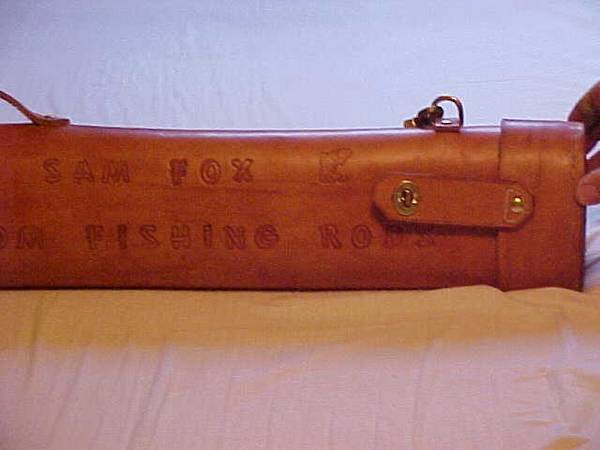 custom leather rod case