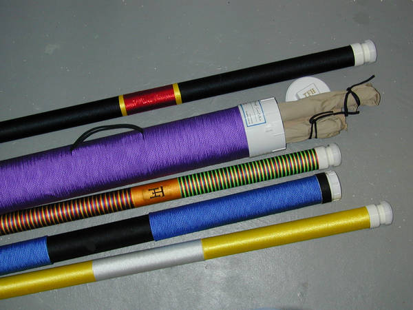 Wrapped rod tubes