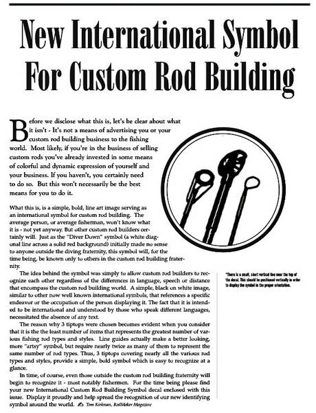 International Rod Building Symbol