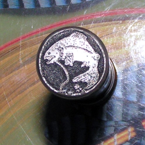 engraved nickel silver reel seat cap