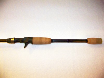 First casting rod and split grip