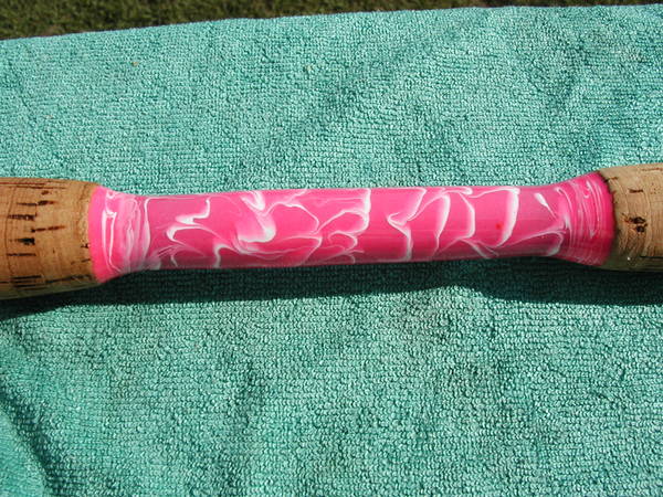 One for the ladies, marbled pink and white