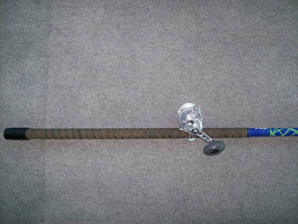 cork tape/butt cord handle on 10' jig stick 