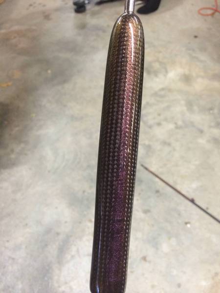 True Color Change Pigment Carbon Fiber Fly Rod Grip