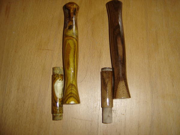 Wood handles