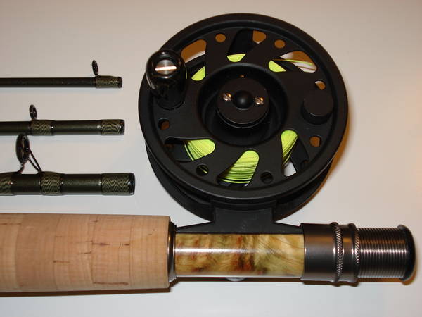Angler's Roost reel seat and twist thread wraps