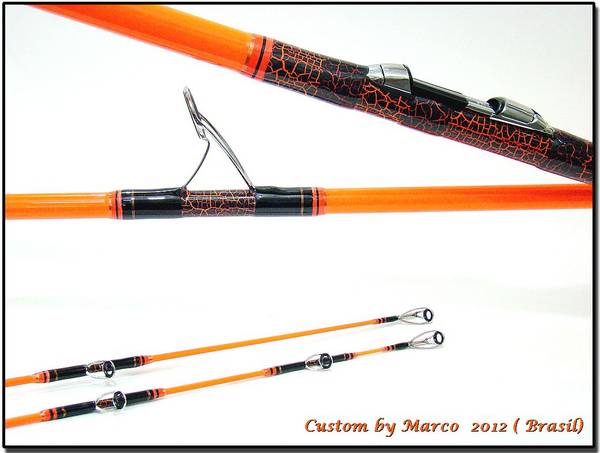 Rod Surf Casting ( Craquele)  Attention in the Reel Seat in lines! I like i