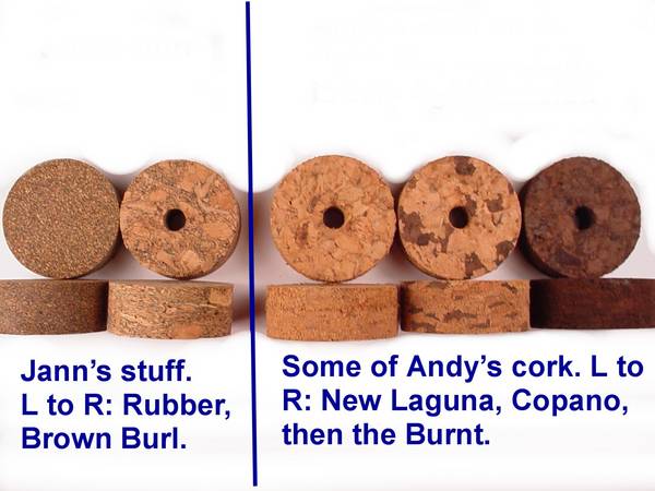 Various Burl Cork