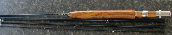 olivewood,feather inlay