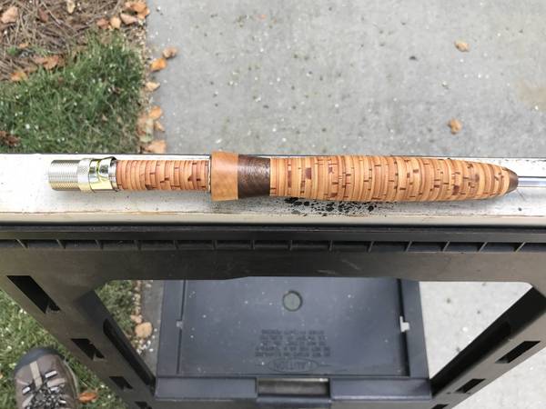 Birch bark grip/reel seat