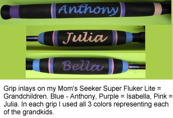 Seeker Super Fluker Lite with grip inlays