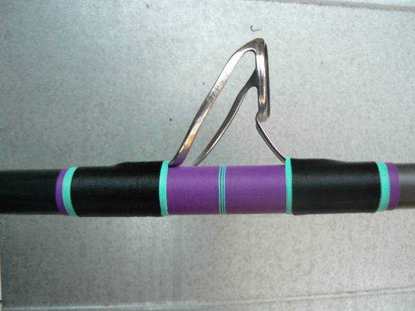 Guide wrap for Cord grip rod