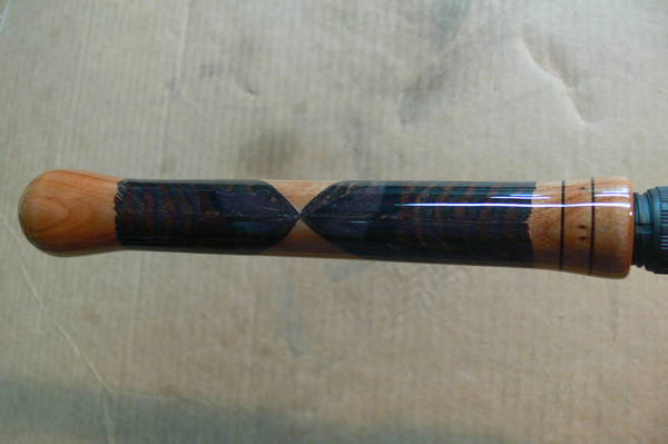 Rod #4 Wood &amp; Turkey Feathers