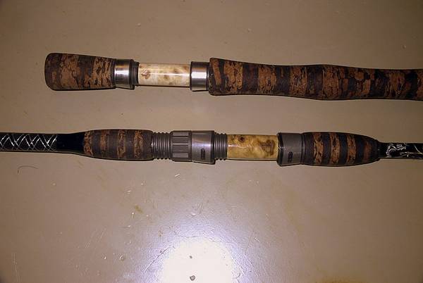 Burl Cork and Wood-Fly and Spin Handles