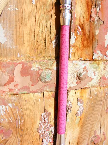 Afrodite - Greek style pink rod  - grip