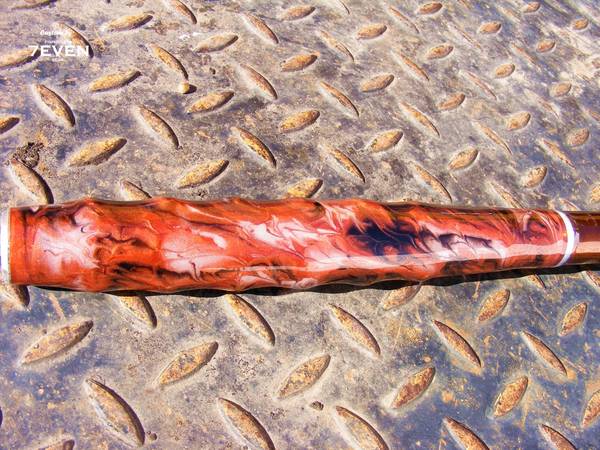 Surfcasting rod - 4,50m - copper marble - rear grip
