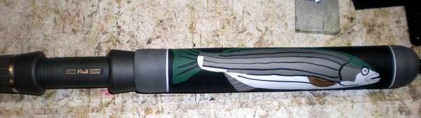 Striped Bass inlay foregrip