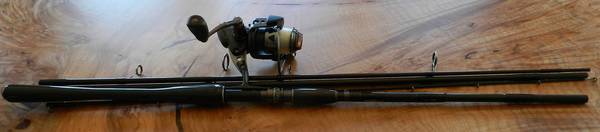 feather light 9 ft 4 section spinning rod