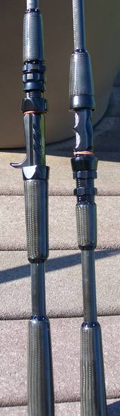 Heavy Bass rods with Carbon handles