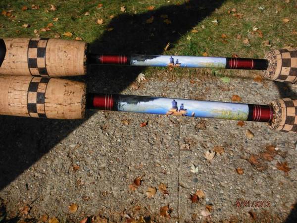 Father and son theme rods.