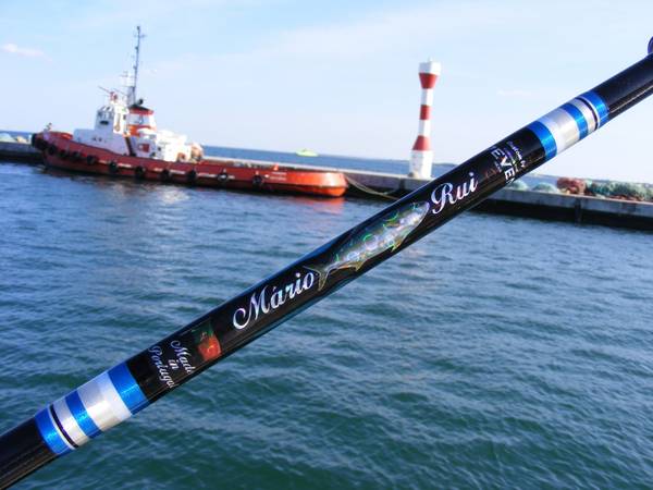 Graphics blue and silver rod