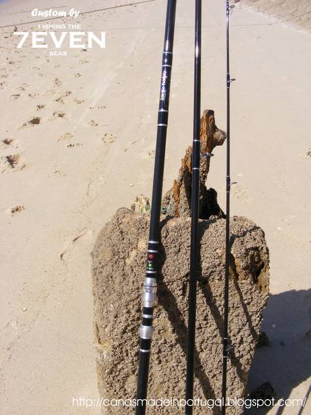 Black and silver Surf Rod
