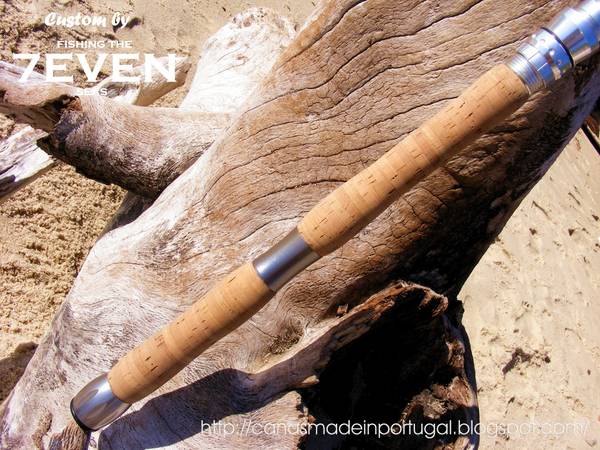 Snapper rod - chinese ink style - cork grip