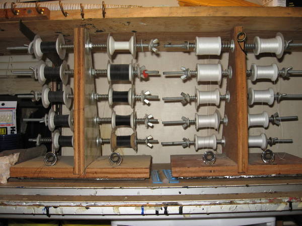10 spool thread carriages