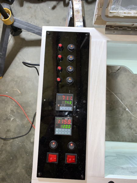 Rod Dryer Control panel
