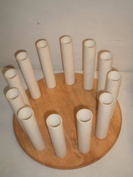 PVC pipe rod stands