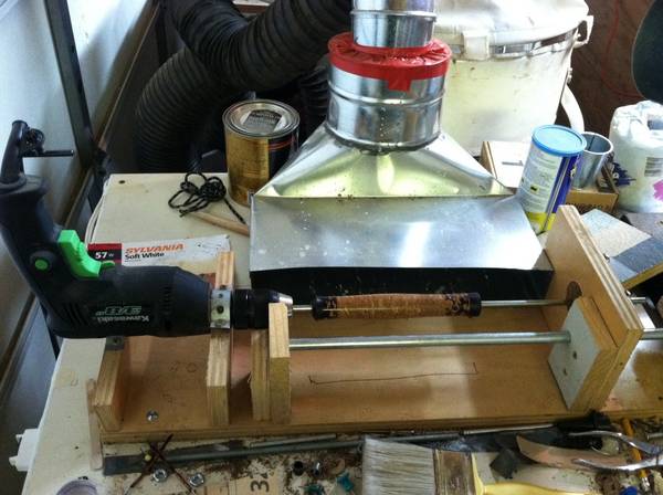home made drill lathe
