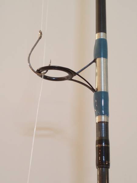 10' Surf Rod guide with underwrap