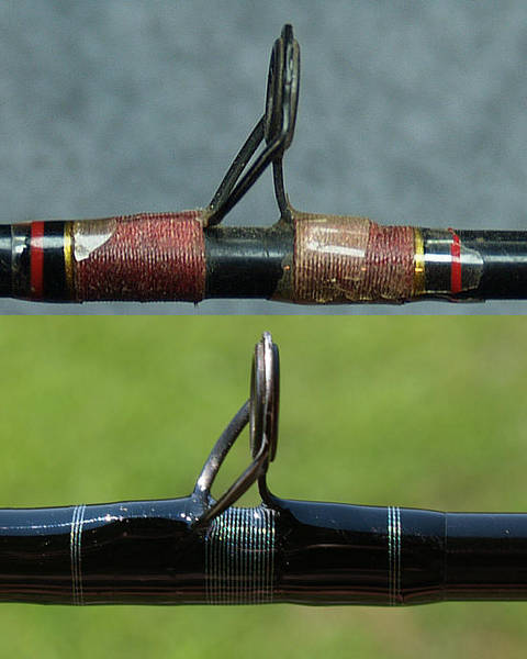 Before and after on one of my old rods