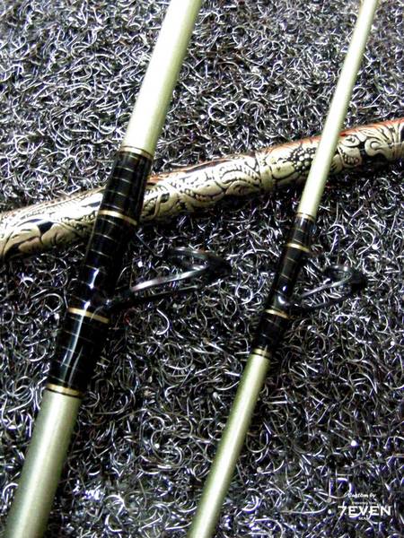 Surfcasting rod with 4,50m - Black&amp;Gold- guide