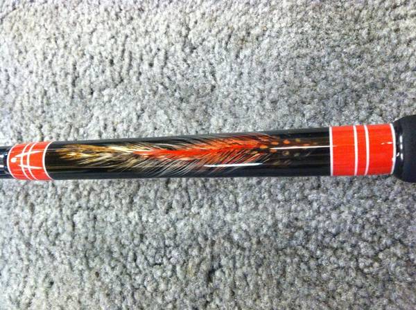 simple feather inlay